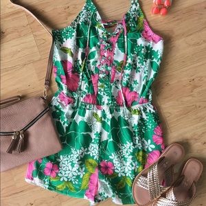 Izzy & Lola Laguna lace up romper